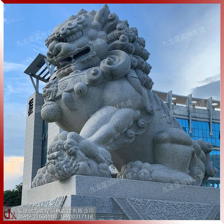 宗祠石雕獅子